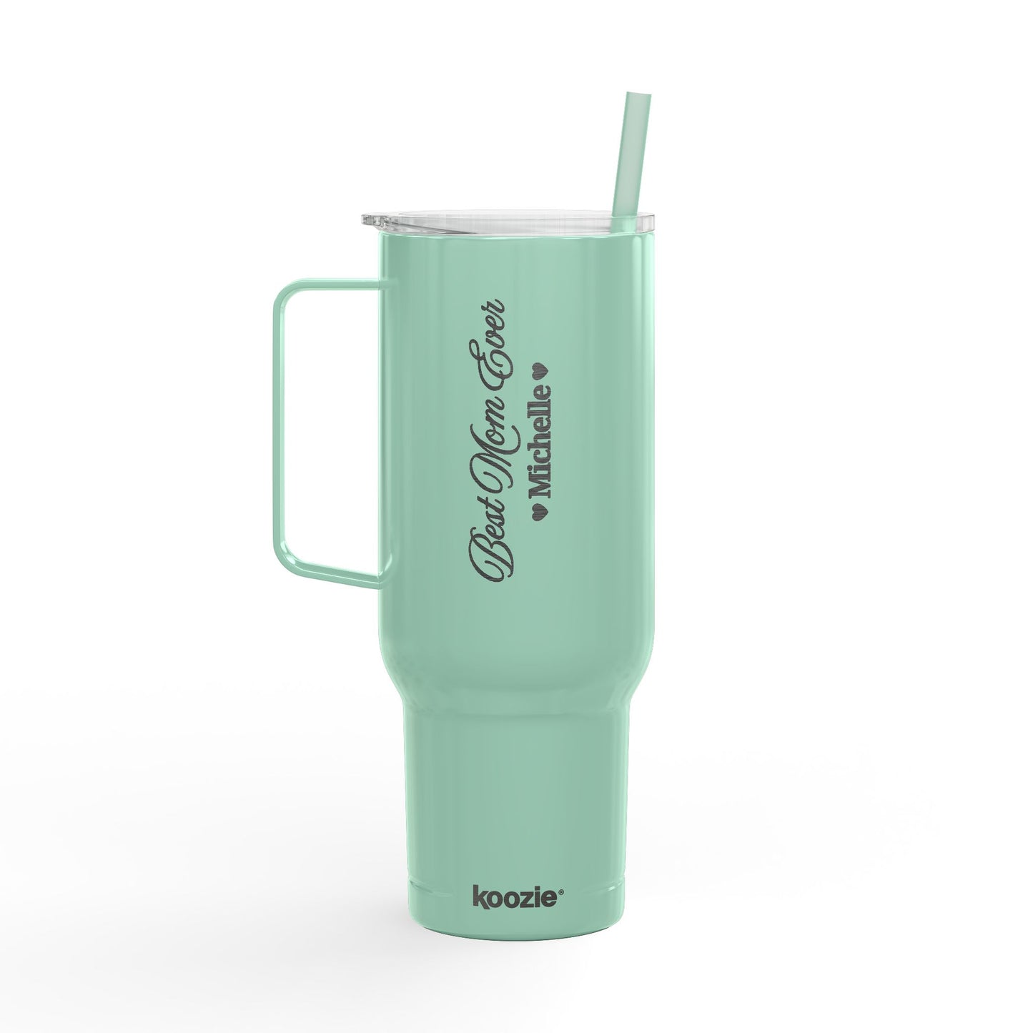 Personalized Insulated Tumbler - 40oz with Lid for Moms