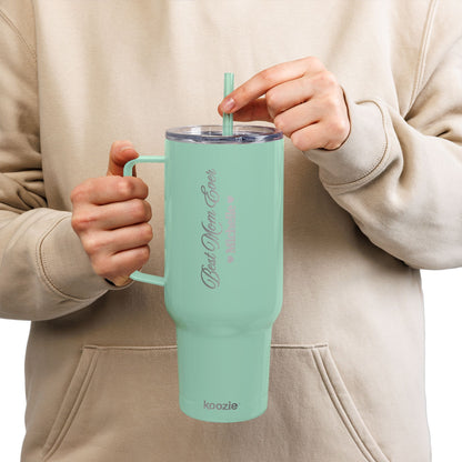Personalized Insulated Tumbler - 40oz with Lid for Moms