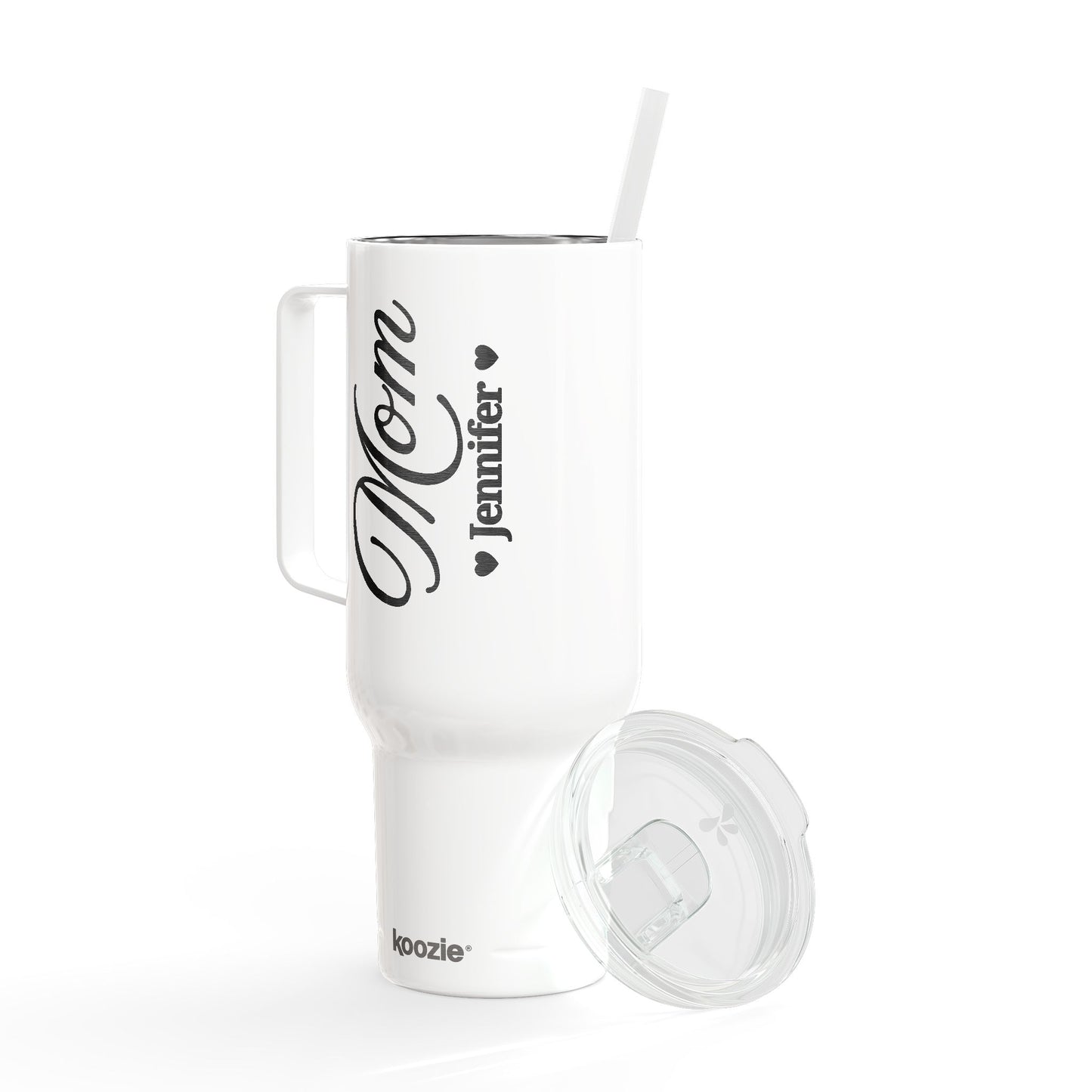 Personalized Insulated Tumbler - 40oz with Lid for Moms