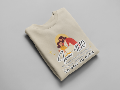 Sudadera con versículo bíblico– No Temas, Yo soy tu Dios, Isaías 41:10
