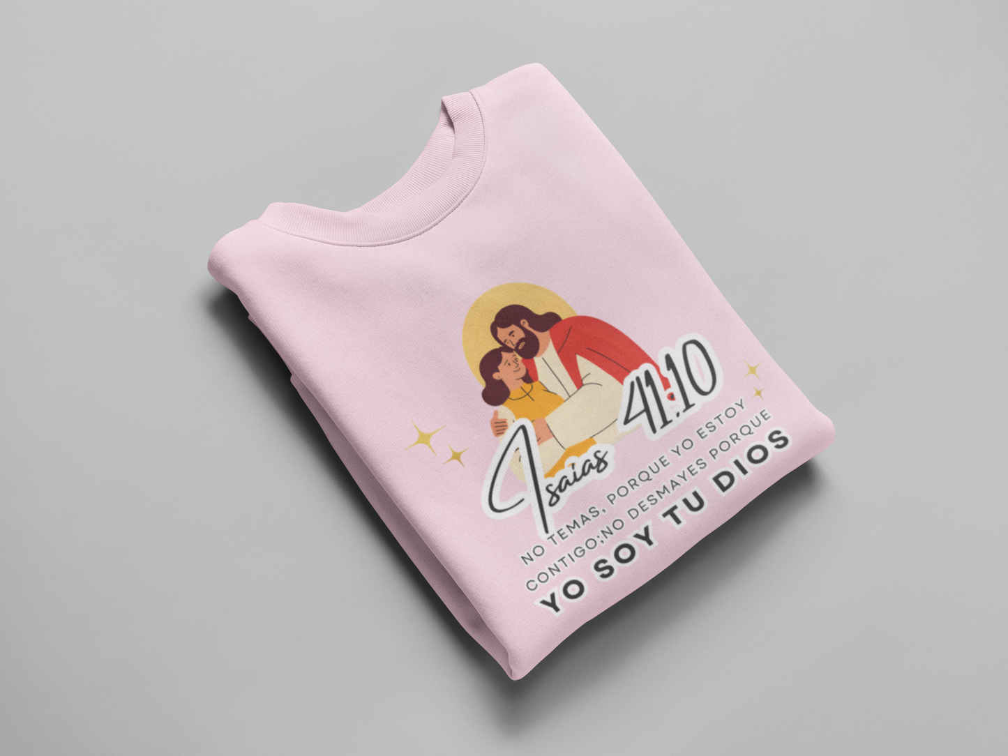 Sudadera con versículo bíblico– No Temas, Yo soy tu Dios, Isaías 41:10