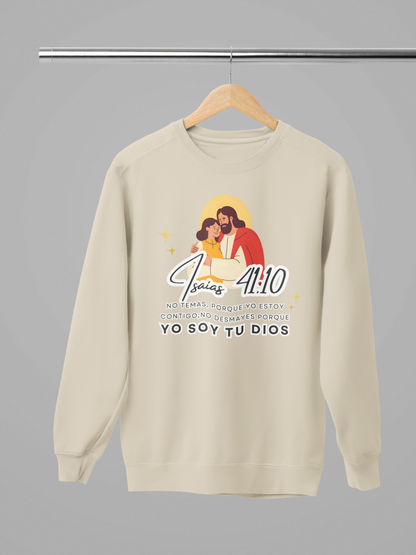 Sudadera con versículo bíblico– No Temas, Yo soy tu Dios, Isaías 41:10