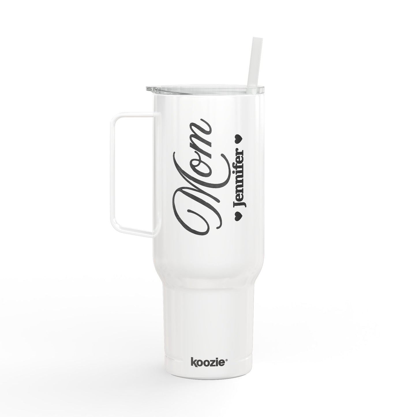 Personalized Insulated Tumbler - 40oz with Lid for Moms