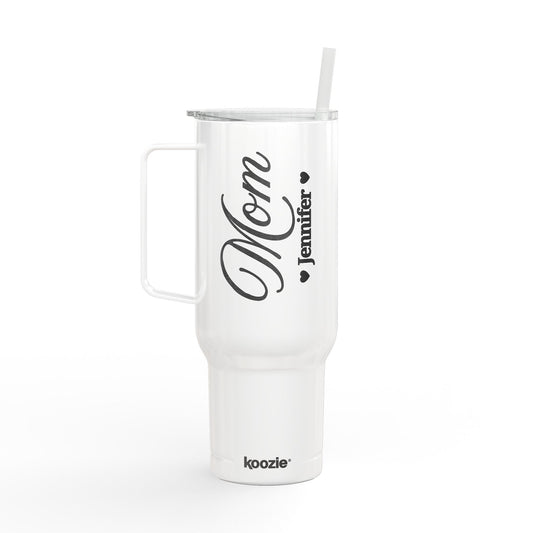Personalized Insulated Tumbler - 40oz with Lid for Moms