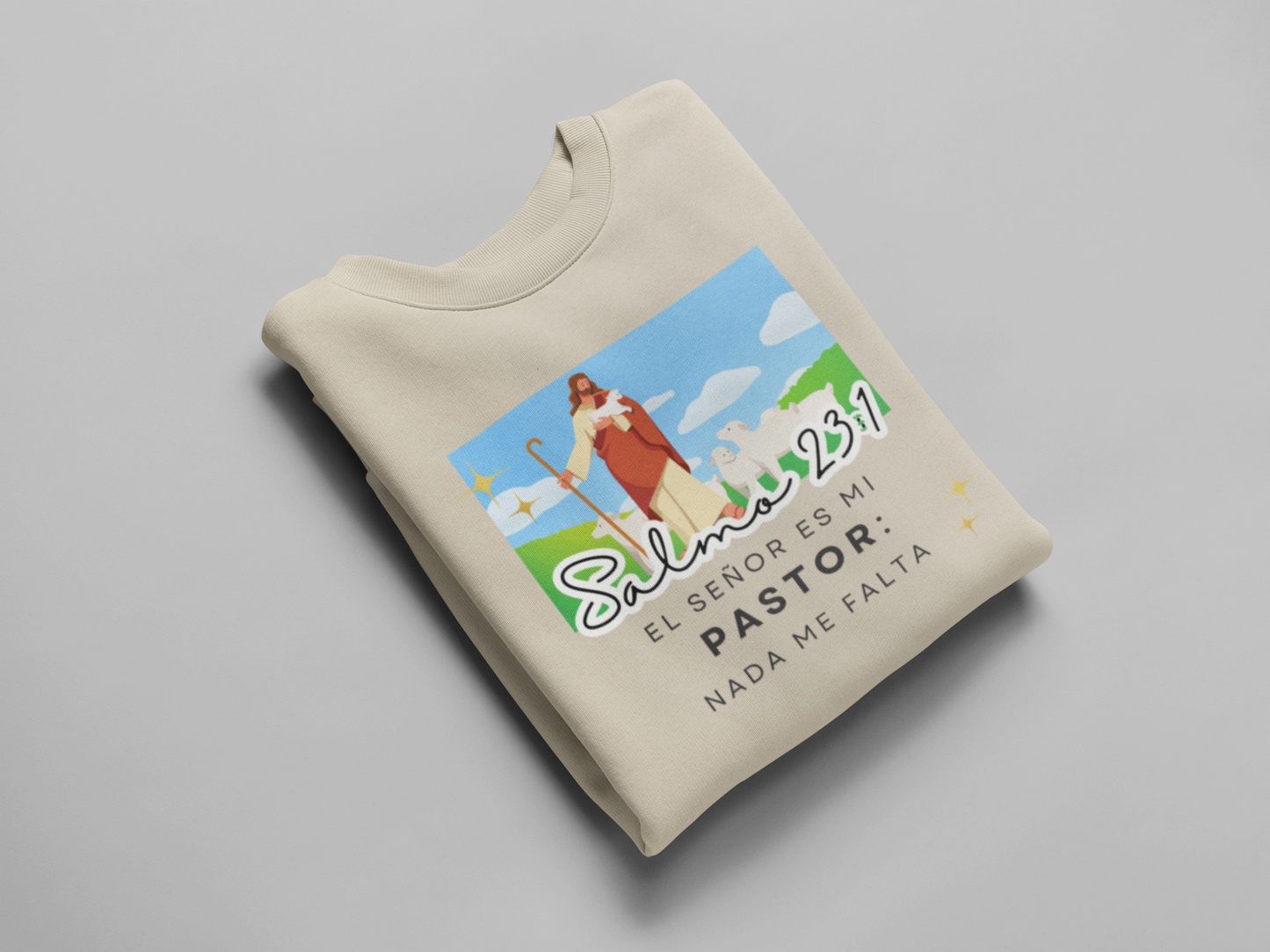 Sudadera con Versículo Bíblico – Salmo 23:1 “El Señor es mi Pastor”