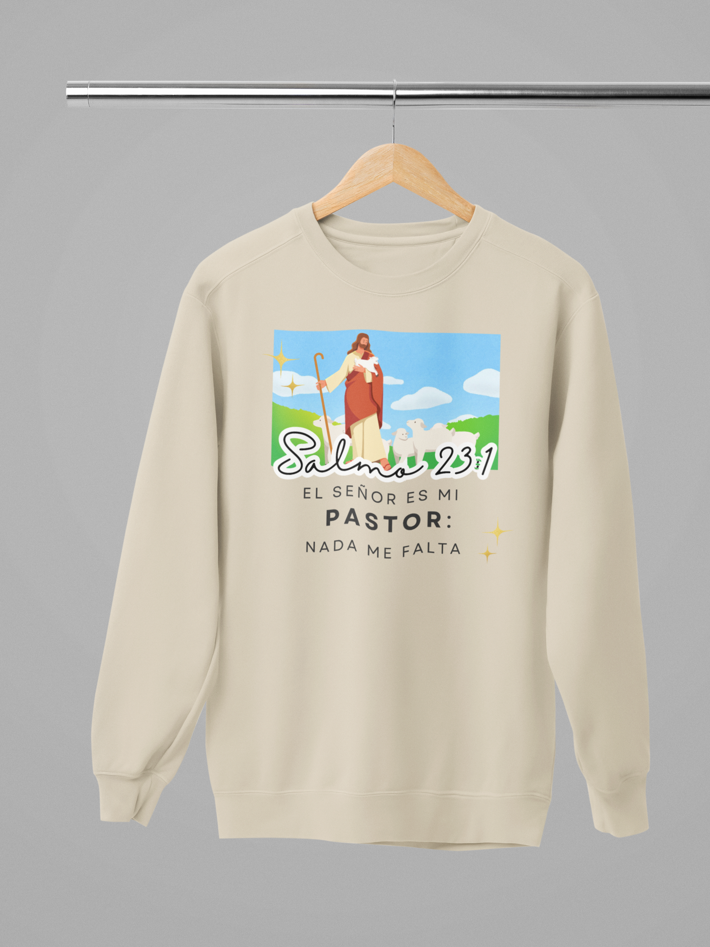 Sudadera con Versículo Bíblico – Salmo 23:1 “El Señor es mi Pastor”