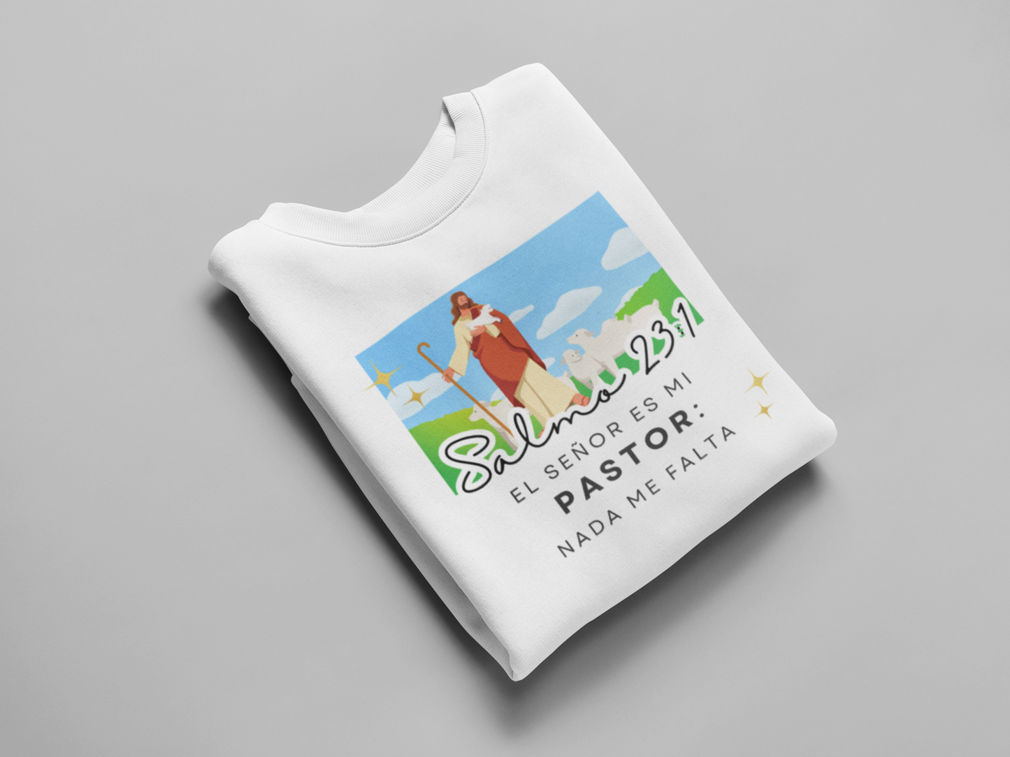 Sudadera con Versículo Bíblico – Salmo 23:1 “El Señor es mi Pastor”