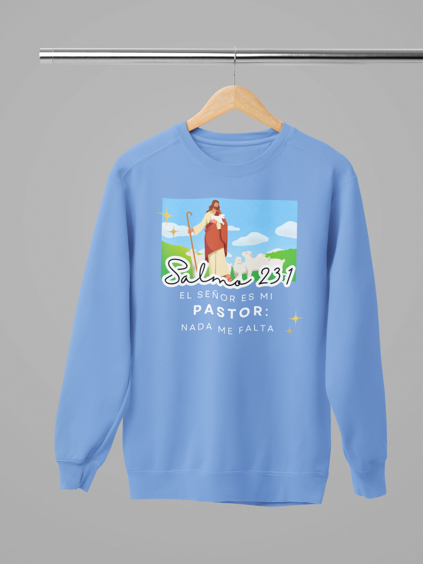 Sudadera con Versículo Bíblico – Salmo 23:1 “El Señor es mi Pastor”