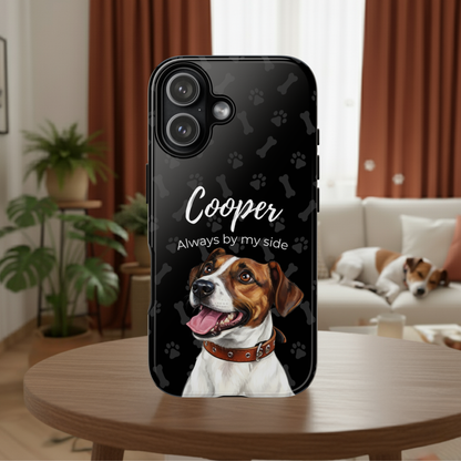 Funda de teléfono personalizada con foto, frase y nombre de tu mascota