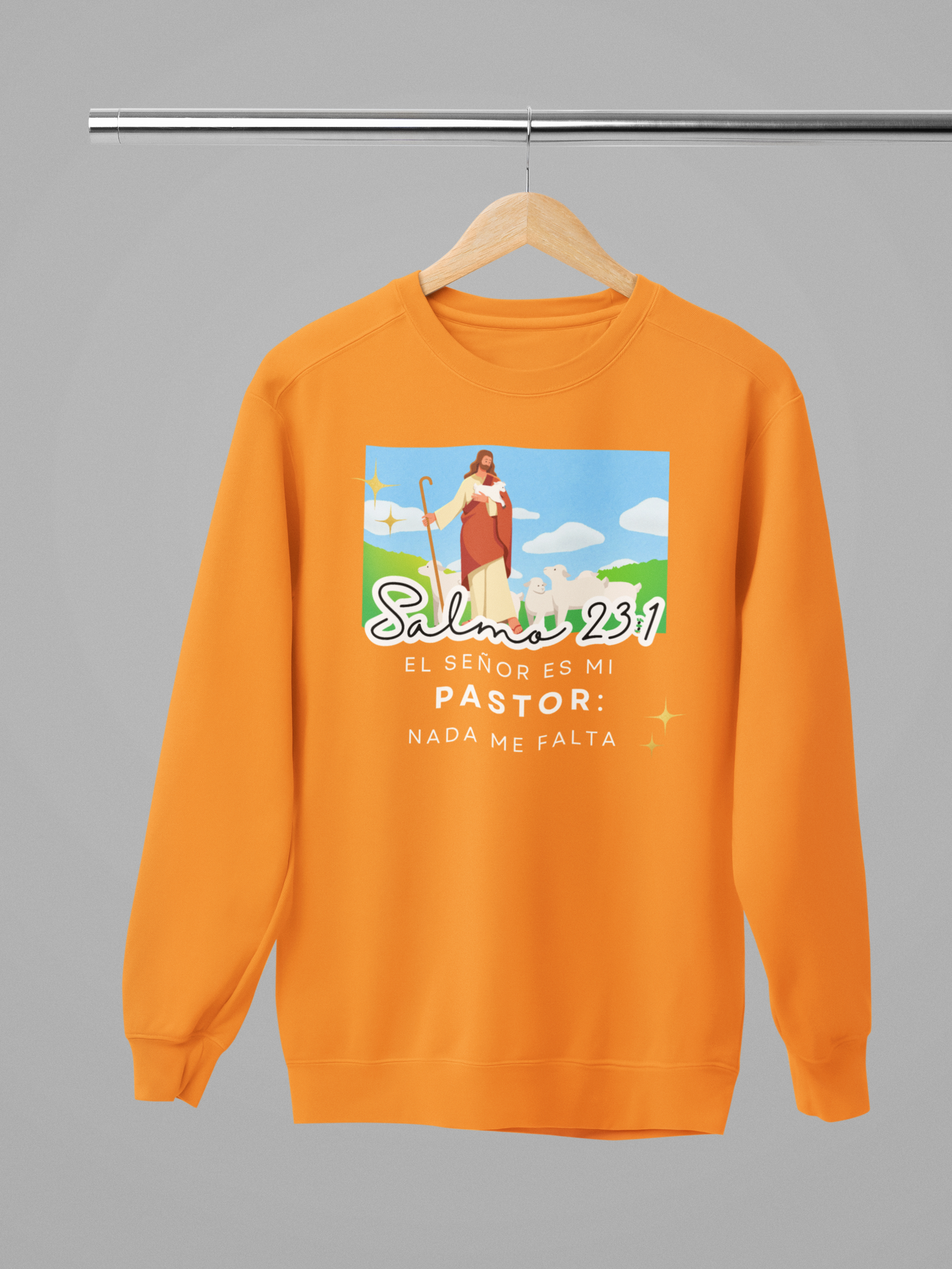 Sudadera con Versículo Bíblico – Salmo 23:1 “El Señor es mi Pastor”