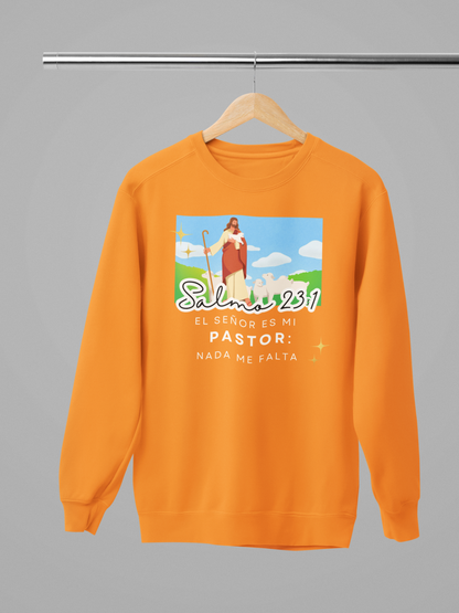 Sudadera con Versículo Bíblico – Salmo 23:1 “El Señor es mi Pastor”