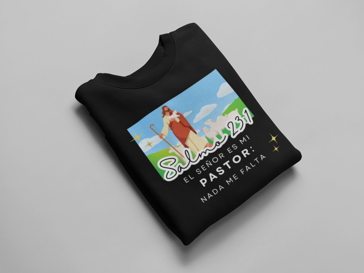 Sudadera con Versículo Bíblico – Salmo 23:1 “El Señor es mi Pastor”