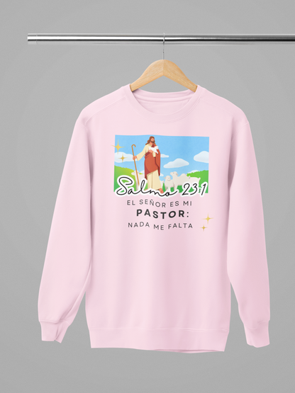 Sudadera con Versículo Bíblico – Salmo 23:1 “El Señor es mi Pastor”