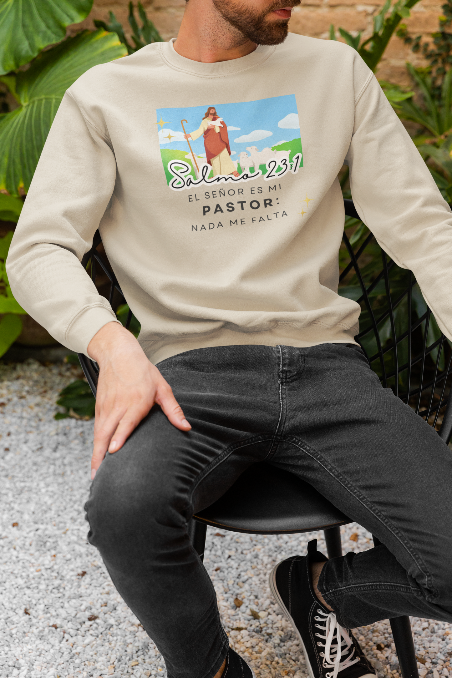 Sudadera con Versículo Bíblico – Salmo 23:1 “El Señor es mi Pastor”