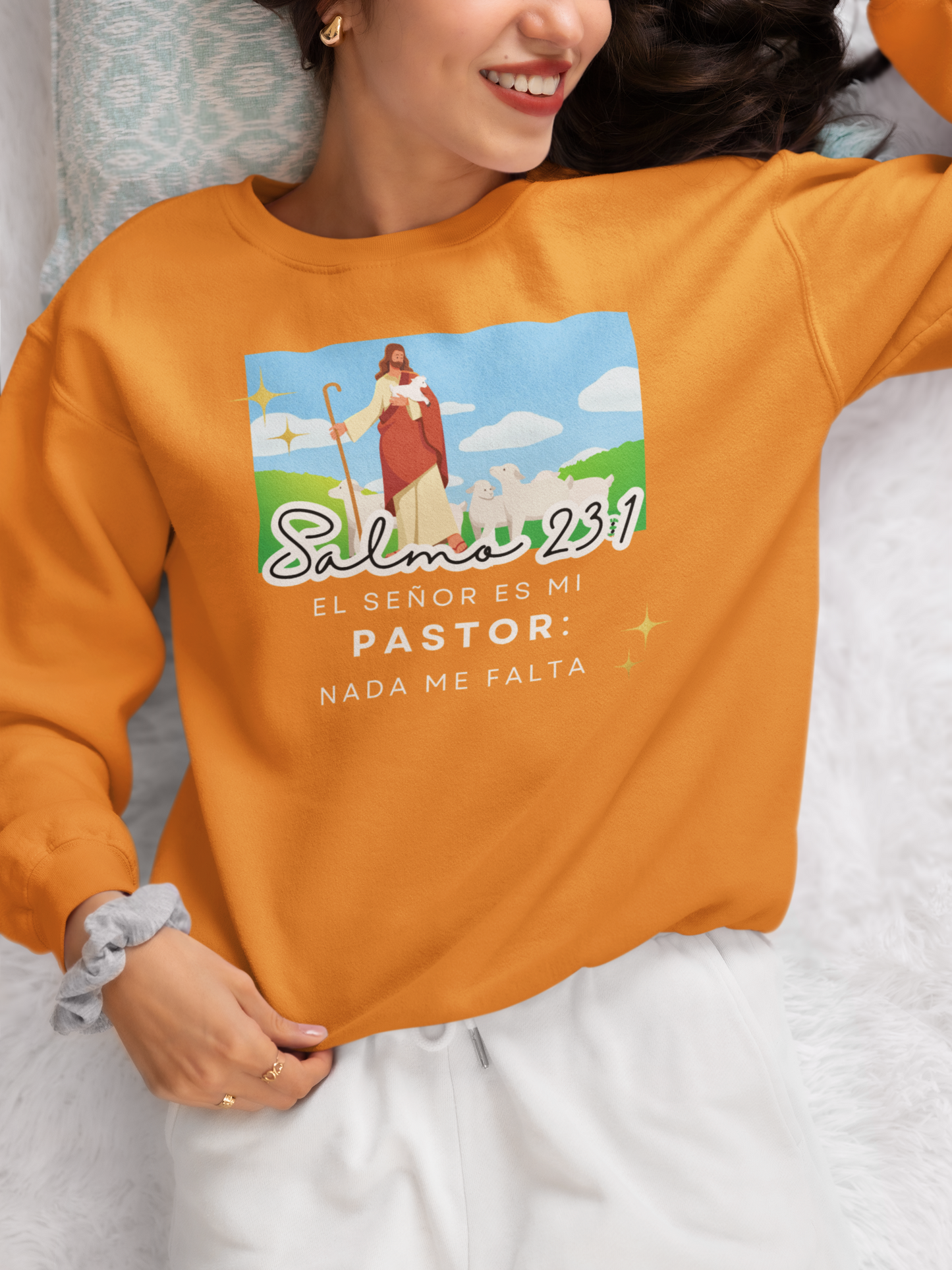 Sudadera con Versículo Bíblico – Salmo 23:1 “El Señor es mi Pastor”