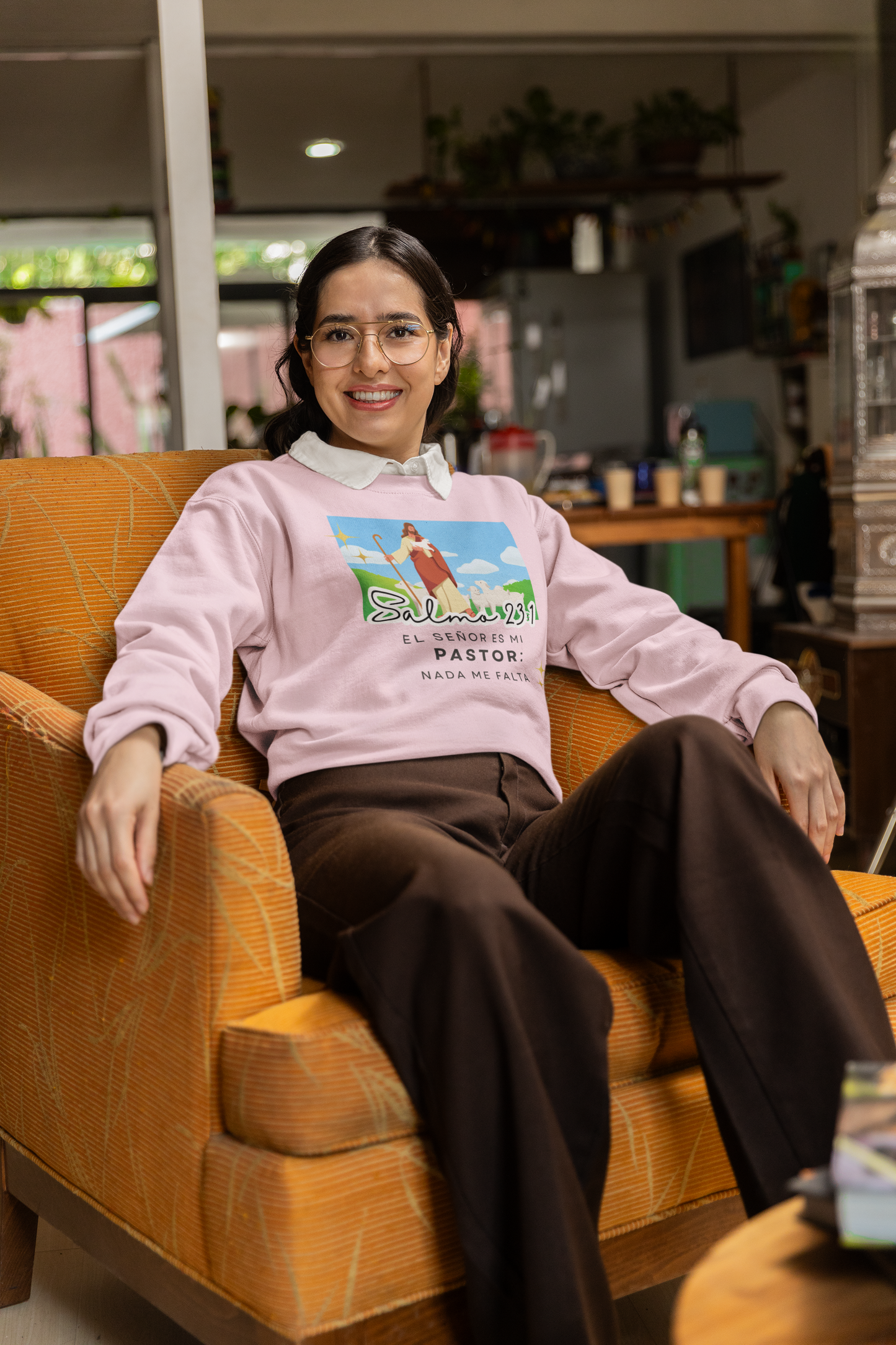 Sudadera con Versículo Bíblico – Salmo 23:1 “El Señor es mi Pastor”