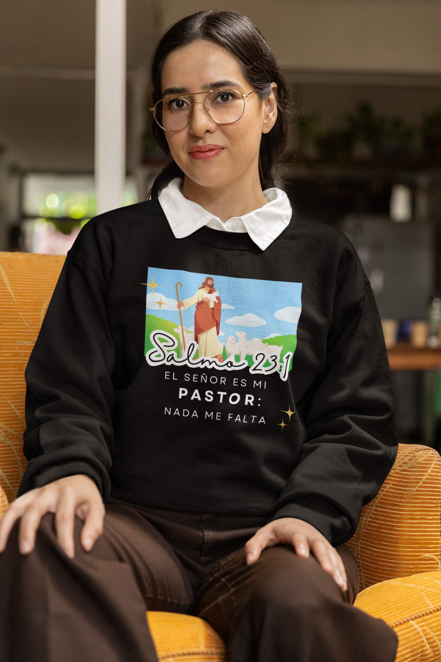Sudadera con Versículo Bíblico – Salmo 23:1 “El Señor es mi Pastor”