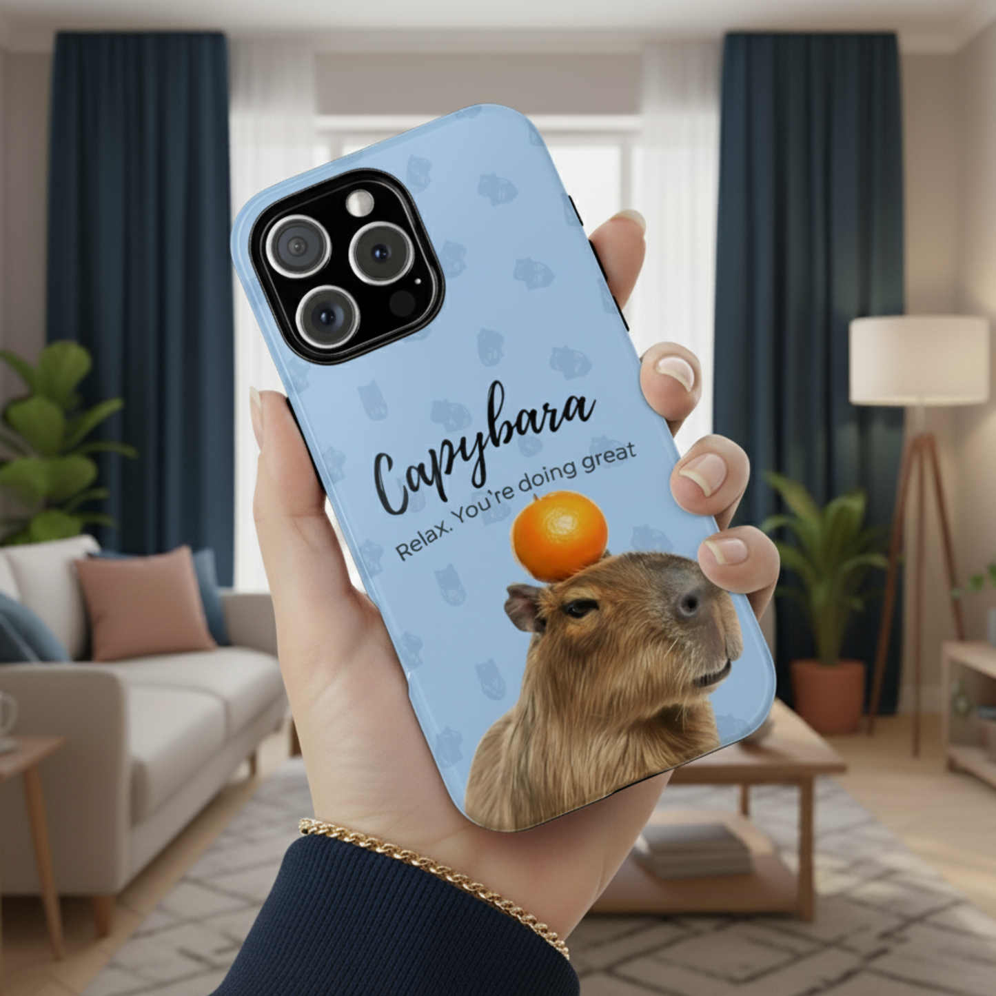 Funda de teléfono personalizada con foto, frase y nombre de tu mascota