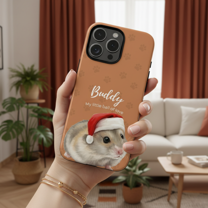 Funda de teléfono personalizada con foto, frase y nombre de tu mascota